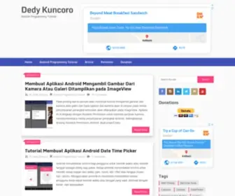 Dedykuncoro.com(Dedy Kuncoro) Screenshot