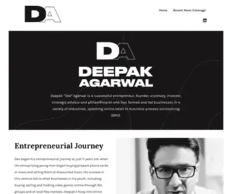 Deeagarwal.com(Deepak Agarwal) Screenshot