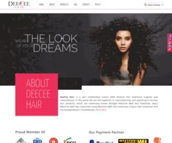 Deeceehair.com(Deecee Hair) Screenshot