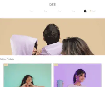 Deeclothing.com(Online clothing store) Screenshot