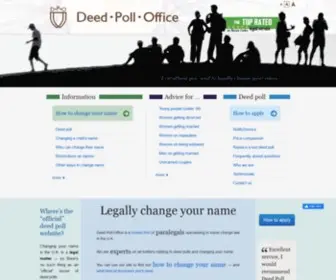 Deedpolloffice.com(Deed Poll Office) Screenshot