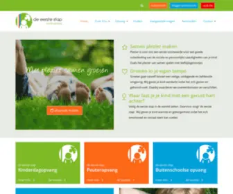 Deeerstestap.nl(Het uitgangspunt van kinderopvang 'de eerste stap') Screenshot