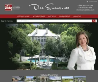 Deeevans.com(Real Estate Companies in Rockwall) Screenshot