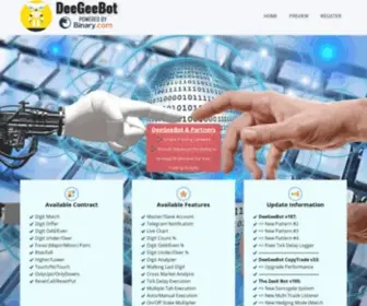 Deegeebot.website(Trading software for Deriv.com traders) Screenshot