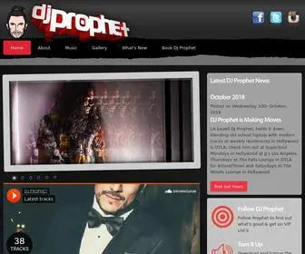 Deejayprophet.com(DJ Prophet Online) Screenshot