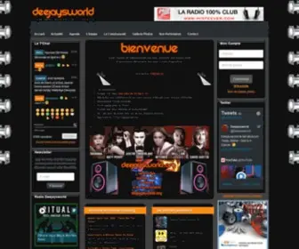 Deejaysworld.org(Le site de tous les DJs) Screenshot