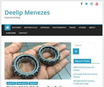 Deelipmenezes.com(A personal blog) Screenshot