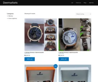 Deemarkets.com(Home of Watches) Screenshot