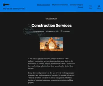 Deemconstruction.com(General Construction Services) Screenshot