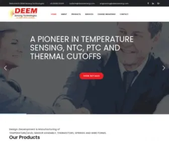 Deemsensing.com(DEEM Sensing Technologies Private Limited) Screenshot