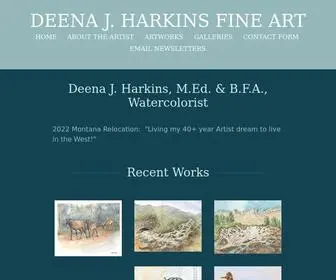 DeenajHarkinsart.com(Deena Harkins Fine Art) Screenshot