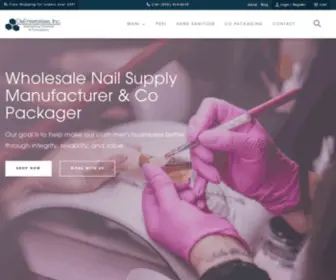 Deenterprises.com(Wholesale Nail Supply Manufacturer) Screenshot