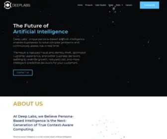 Deep-Labs.com(Context-aware decisions in real time) Screenshot