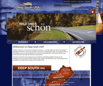 Deep-South-USA.de(Südstaaten) Screenshot