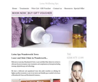 Deep-Tissue-Massage-IN-London.com(Lotus Spa Wandsworth Town) Screenshot