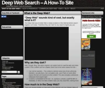 Deep-WEB.org(What is the Deep Web) Screenshot