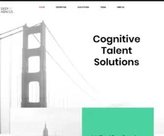 Deepabacus.com(Cognitive Talent Solutions) Screenshot