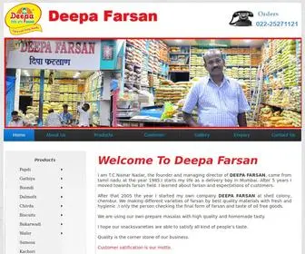 Deepafarsan.in(Deepafarsan-Best Farsan Seller in Mumbai) Screenshot