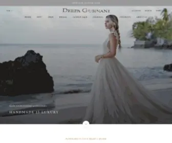 Deepagurnani.com(Luxury Handmade Jewelry) Screenshot