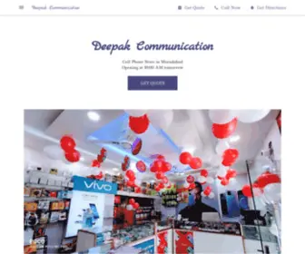 Deepakcommunication.in(Deepak Communication) Screenshot