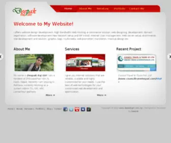 Deepakgiri.com.np(Deepak Professional Website) Screenshot