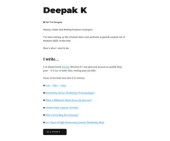 Deepakness.com(Deepakness) Screenshot