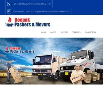 Deepakpackersandmovers.co.in(Deepak Packers & Movers) Screenshot