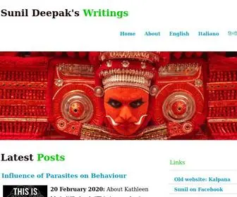 Deepaksunil.com(Sunil Deepak's Blog) Screenshot