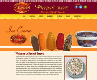 Deepaksweet.com(Deepak sweets provide best sweets in bareilly.Deepak Sweets) Screenshot