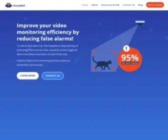 Deepalert.ai(Reduce False Alarms by 95% with AI video analytics) Screenshot
