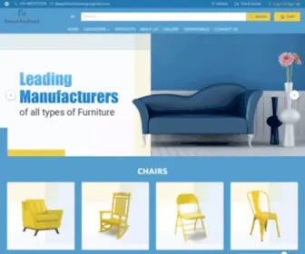 Deepalifurniture.com(Deepali furniture) Screenshot