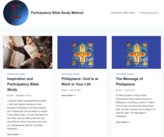Deepbiblestudy.com(Participatory Bible Study) Screenshot