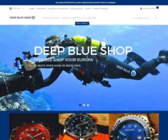 Deepblueshop.eu(Europewebstore, Webshop for Deep Blue watches) Screenshot