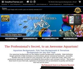 Deepbluethemes.com(Aquarium Backgrounds for Any Size Tank) Screenshot