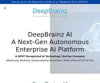 Deepbrainz.com(DeepBrainz AI Platform) Screenshot