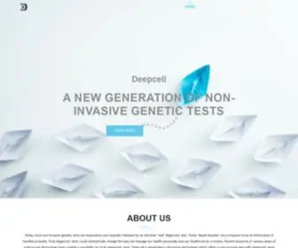 Deepcellbio.com(A new generation of non) Screenshot