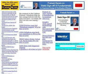 Deepchip.com(Synopsys Cadence Mentor TSMC GlobalFoundries SNPS CDNS MENT) Screenshot