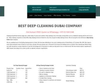 Deepcleaningservicedubai.com(Deep Cleaning Dubai) Screenshot