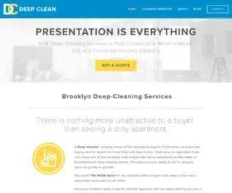 Deepcleannyc.com(Deep-Cleaning Services in Brooklyn & Manhattan) Screenshot