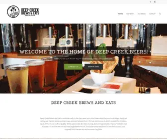 Deepcreekbrewbar.co.nz(Brews and Eats) Screenshot