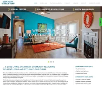 Deepdeuceapartments.com(Deep Deuce) Screenshot