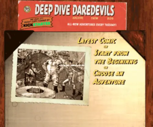 Deepdivedaredevils.com(Deep Dive Daredevils) Screenshot
