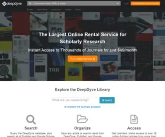 Deepdyve.com(Unlimited Access to Peer) Screenshot