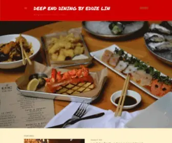 Deependdining.com(Deep End Dining by Eddie Lin) Screenshot