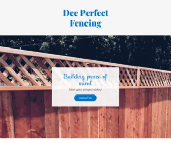 Deeperfectfencing.com(Dee Perfect Fencing) Screenshot