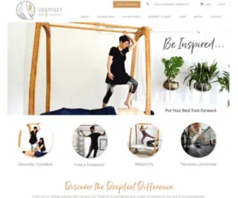 Deepfeet.com(Official Ashiatsu Barefoot Massage Training) Screenshot