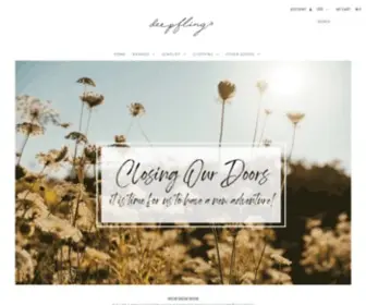 Deepfling.com(Deepfling Scandinavian Jewelry and Design) Screenshot