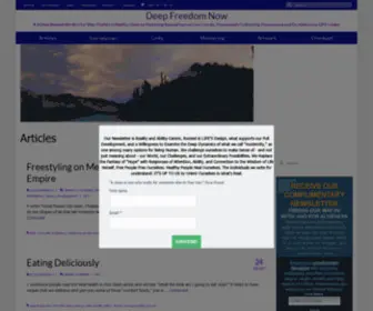Deepfreedomnow.com(Deep Freedom Now) Screenshot