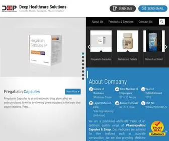 Deepgenericmedicine.com(Deep Healthcare Solutions) Screenshot