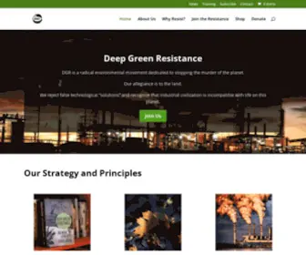 Deepgreenresistance.org(Deep Green Resistance) Screenshot